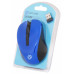 Мышь Оклик 545MW черный/синий оптическая (1600dpi) беспроводная USB для ноутбука (4but)