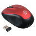 Мышь Оклик 665MW черный/красный оптическая (1000dpi) беспроводная USB для ноутбука (4but)