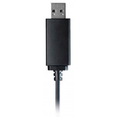 Наушники с микрофоном A4Tech HU-11 черный 2м накладные USB оголовье