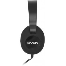 Наушники с микрофоном Sven AP-310M черный 1.2м накладные оголовье (SV-015312)