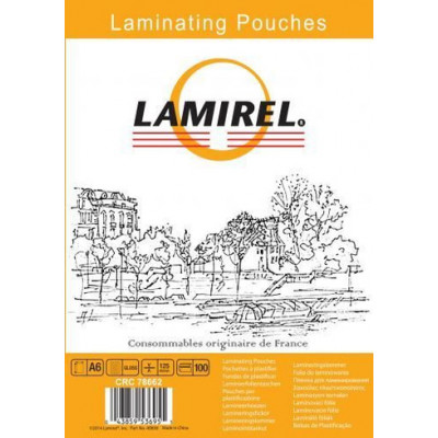 Пленка для ламинирования Fellowes 125мкм A4 (25шт) глянцевая 216x303мм Lamirel (LA-78802)