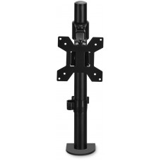 Кронштейн для мониторов ЖК Buro BU-M051-M черный 17"-32" макс.8кг крепление к столешнице поворот и наклон