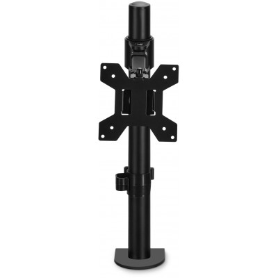 Кронштейн для мониторов ЖК Buro BU-M051-M черный 17"-32" макс.8кг крепление к столешнице поворот и наклон