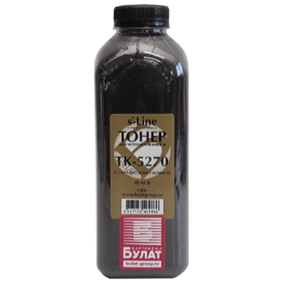 Тонер Kyocera ECOSYS P6230 банка 140г TK-5270 Black БУЛАТ s-Line