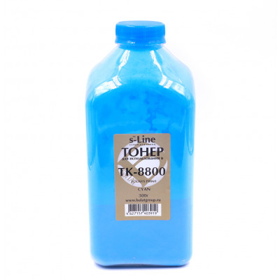 Тонер Kyocera TASKalfa 3050ci банка 390г (тонер+девелопер) TK-8305 Cyan БУЛАТ s-Line