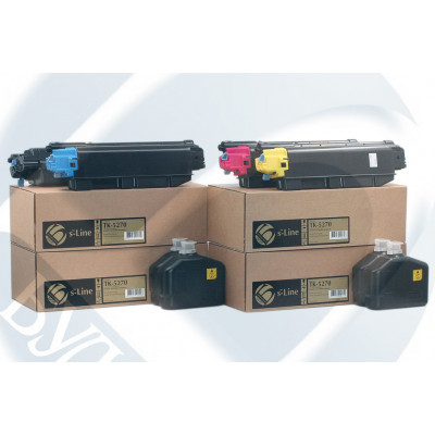 Тонер-картридж Kyocera ECOSYS P6230 TK-5270 (6k) Yellow e-Line