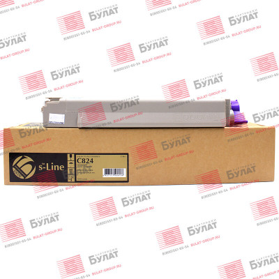 Тонер-картриджи Oki C824/C834/C844 47095706 (5k) Magenta БУЛАТ s-Line