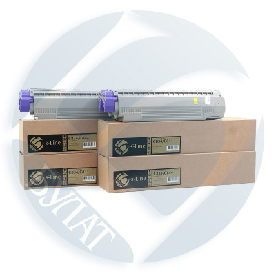 Тонер-картриджи Oki C834/C844 46861324 (10k) Black БУЛАТ s-Line