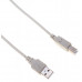 Кабель Buro BHP RET USB_BM18 USB A(m) USB B(m) 1.8м серый блистер