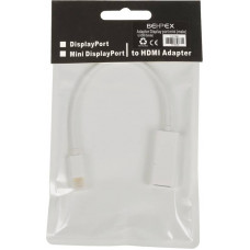 Переходник miniDisplayPort (m) HDMI (f) 0.2м белый