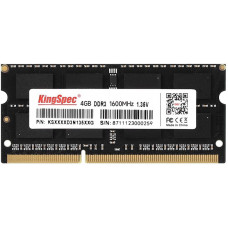 Память DDR3 4Gb 1600MHz Kingspec KS1600D3N13504G RTL PC3-12800 CL11 SO-DIMM 204-pin 1.35В
