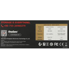 Память DDR4 32Gb 3200MHz Kingspec KS3200D4N12032G RTL PC4-25600 SO-DIMM 260-pin 1.35В