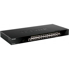 Коммутатор D-Link DGS-1520-28/A1A (L3) 24x1Гбит/с 2x10Гбит/с 2xКомбо(10GBase-T/SFP+) управляемый