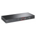 Коммутатор TP-Link TL-SL1218MP (L2) 16x100Мбит/с 2x1Гбит/с 2xКомбо(1000BASE-T/SFP) 16PoE+ 192W неуправляемый