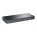 Коммутатор TP-Link TL-SL1218MP (L2) 16x100Мбит/с 2x1Гбит/с 2xКомбо(1000BASE-T/SFP) 16PoE+ 192W неуправляемый