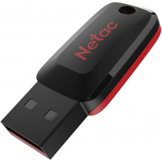 Флеш Диск Netac 128Gb U197 NT03U197N-128G-20BK USB2.0 черный/красный