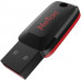 Флеш Диск Netac 16Gb U197 NT03U197N-016G-20BK USB2.0 черный/красный