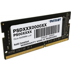 Память DDR4 16Gb 3200MHz Patriot PSD416G320081S Signature RTL PC4-25600 CL22 SO-DIMM 260-pin 1.2В single rank