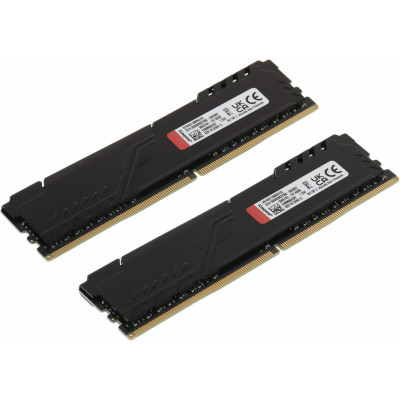 Память DDR4 2x16Gb 3200MHz Kingston KF432C16BBK2/32 Fury Beast Black RTL Gaming PC4-25600 CL16 DIMM 288-pin 1.35В single rank