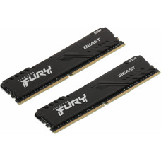 Память DDR4 2x16Gb 3200MHz Kingston KF432C16BBK2/32 Fury Beast Black RTL Gaming PC4-25600 CL16 DIMM 288-pin 1.35В single rank
