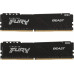 Память DDR4 2x16Gb 3200MHz Kingston KF432C16BBK2/32 Fury Beast Black RTL Gaming PC4-25600 CL16 DIMM 288-pin 1.35В single rank