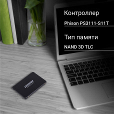 Накопитель SSD Digma SATA III 512Gb DGSR2512GP13T Run P1 2.5"