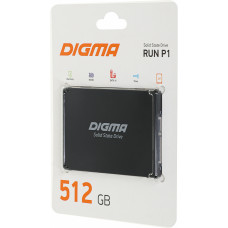 Накопитель SSD Digma SATA III 512Gb DGSR2512GP13T Run P1 2.5"