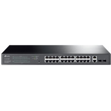 Коммутатор TP-Link JetStream TL-SG1428PE 26x1Гбит/с 2SFP 24PoE+ 250W управляемый