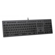 Клавиатура A4Tech Fstyler FX60 серый/белый USB slim Multimedia LED