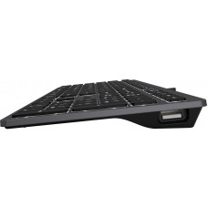 Клавиатура A4Tech Fstyler FX60H серый/белый USB slim Multimedia LED