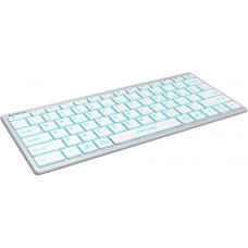 Клавиатура A4Tech Fstyler FX61 белый/синий USB slim Multimedia LED