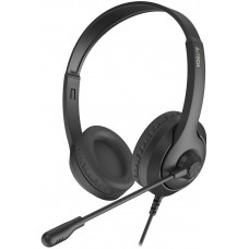Наушники с микрофоном A4Tech Fstyler FH100U черный 2м накладные USB оголовье (FH100U)
