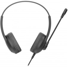 Наушники с микрофоном A4Tech Fstyler FH100U черный 2м накладные USB оголовье (FH100U)