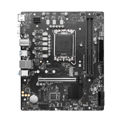 Материнская плата MSI PRO H610M-E DDR4 Soc-1700 Intel H610 2xDDR4 mATX AC`97 8ch(7.1) GbLAN+VGA+HDMI