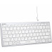 Клавиатура A4Tech Fstyler FBX51C белый USB беспроводная BT/Radio slim Multimedia (FBX51C WHITE)