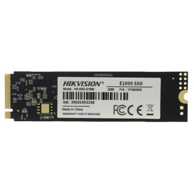 Накопитель SSD Hikvision PCI-E x4 512Gb HS-SSD-E1000/512G M.2 2280