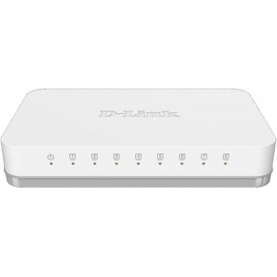 Коммутатор D-Link DGS-1008A/F1A 8x1Гбит/с неуправляемый