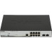 Коммутатор D-Link DGS-1210-10P/ME/A1A 8x1Гбит/с 2SFP 8PoE управляемый