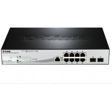 Коммутатор D-Link DGS-1210-10P/ME/A1A 8x1Гбит/с 2SFP 8PoE управляемый