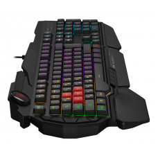 Клавиатура A4Tech Bloody B310N черный USB Multimedia for gamer LED (подставка для запястий) (B310N)