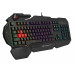 Клавиатура A4Tech Bloody B310N черный USB Multimedia for gamer LED (подставка для запястий) (B310N)