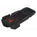 Клавиатура A4Tech Bloody B310N черный USB Multimedia for gamer LED (подставка для запястий) (B310N)