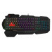 Клавиатура A4Tech Bloody B310N черный USB Multimedia for gamer LED (подставка для запястий) (B310N)