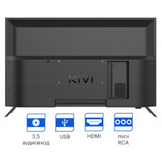 Телевизор LED Kivi 32" 32H550NB черный HD 60Hz DVB-T2 DVB-C
