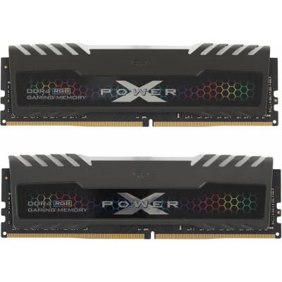 Память DDR4 2x8Gb 3600MHz Silicon Power SP016GXLZU360BDB Xpower Turbine RGB RTL Gaming PC4-28800 CL18 DIMM 288-pin 1.35В kit single rank