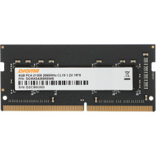 Память DDR4 4Gb 2666MHz Digma DGMAS42666004S RTL PC4-21300 CL19 SO-DIMM 260-pin 1.2В single rank