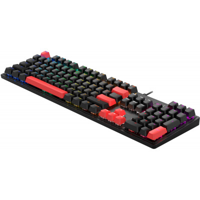 Клавиатура A4Tech Bloody S510R механическая черный USB for gamer LED (S510R USB FIRE BLACK/BLMS RED)