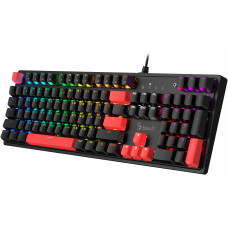 Клавиатура A4Tech Bloody S510R механическая черный USB for gamer LED (S510R USB FIRE BLACK/BLMS RED)