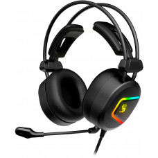 Наушники с микрофоном A4Tech Bloody MC750 черный 2.3м мониторные USB оголовье (MC750 BLACK)