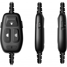 Наушники с микрофоном A4Tech Bloody MC750 черный 2.3м мониторные USB оголовье (MC750 BLACK)